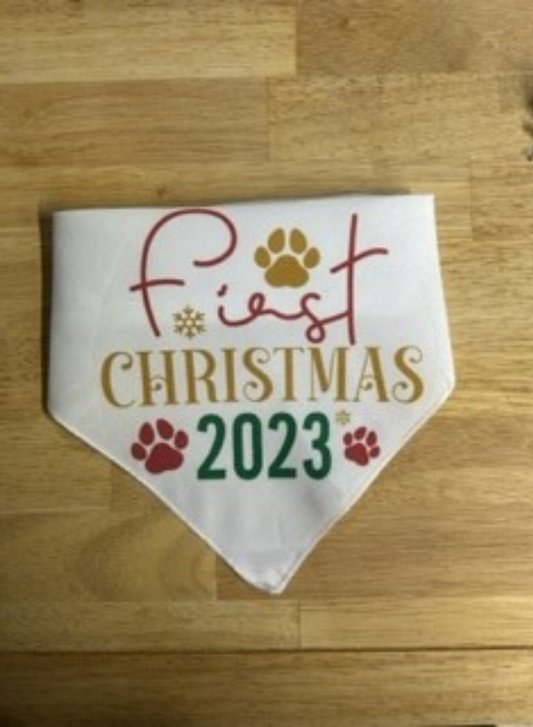 First Christmas 2023 Bandana