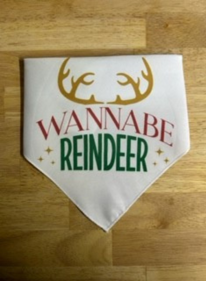 Wannabe Reindeer Bandana