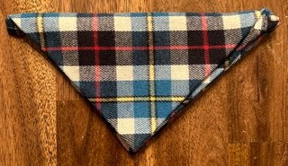 Red Blue Yellow And Black Plaid Bandana